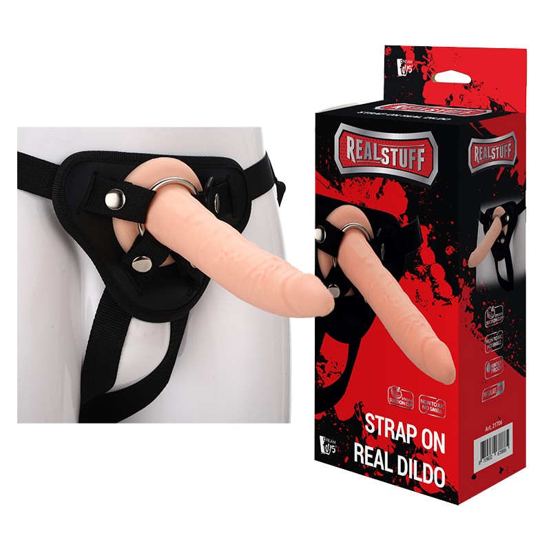 Strap On Realistico con Dildo in Silicone 20 cm Diametro 4 cm