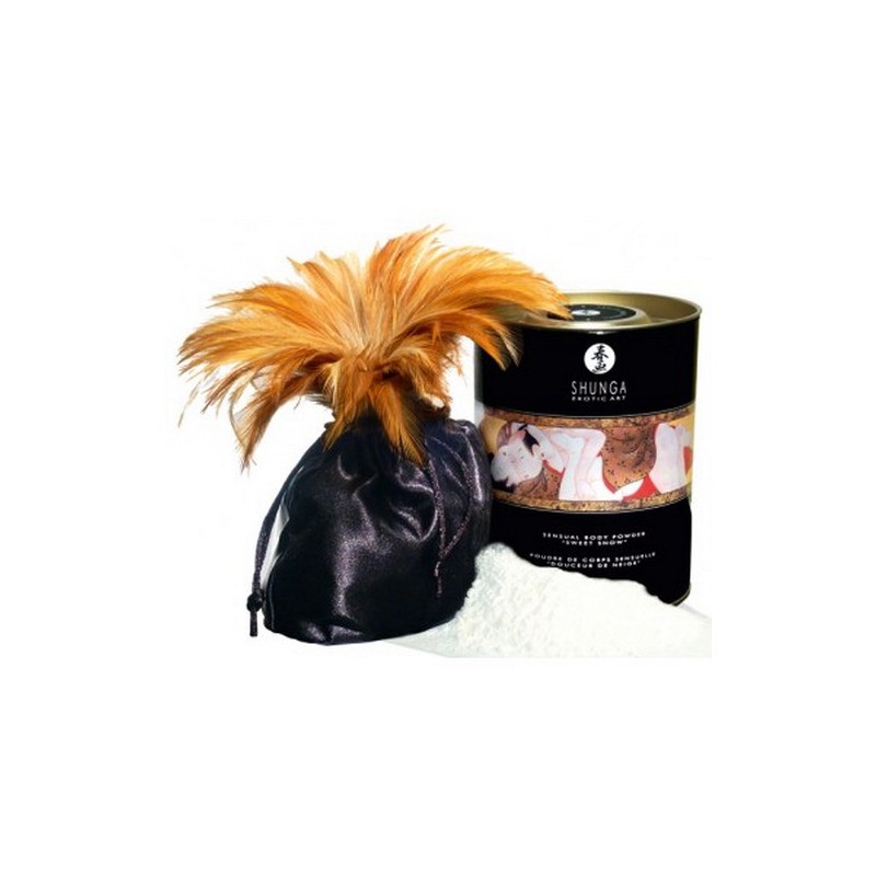 Shunga - Sensual Powder talco commestibile al lampone 228 grammi