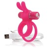 Anello Vibrante Ricaricabile con Coniglio Charged Ohare Fuxia