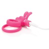 Anello Vibrante Ricaricabile con Coniglio Charged Ohare Fuxia