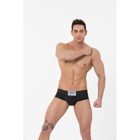Boxer Push Up Nero in Microfibra