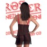 Babydoll in Pizzo Rosso e Nero