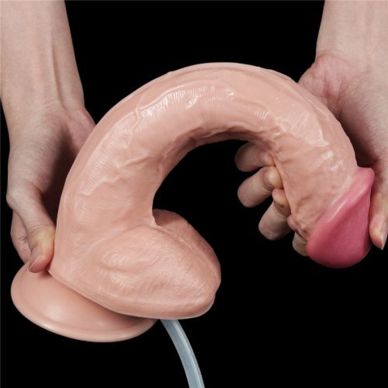Fallo Eiaculante Realistico con Testicoli e Ventosa Squirt Extreme 28 cm