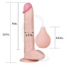 Fallo Eiaculante Realistico con Testicoli e Ventosa Squirt Extreme 28 cm
