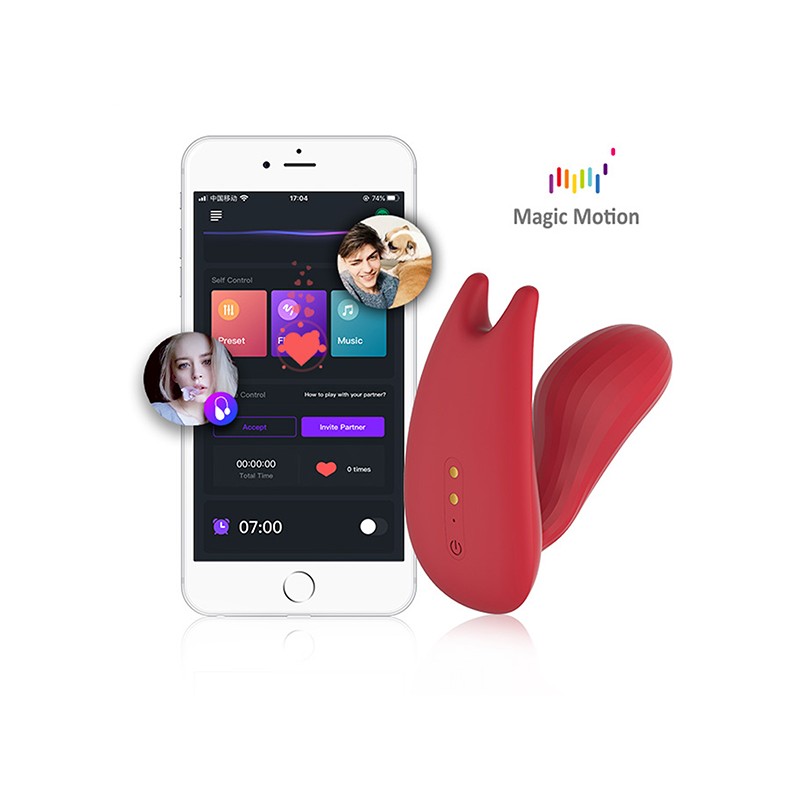 Magic Umi Vibratore Indossabile per Doppia Stimolazione con App