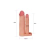 Doppio Fallo Cavo in Tpe 20 cm