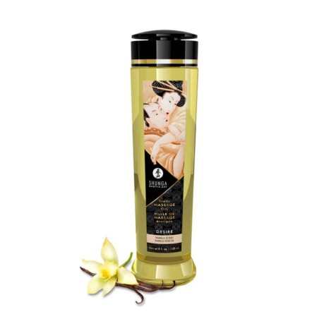 Olio massaggi shunga desire 240 ml fragranza vaniglia