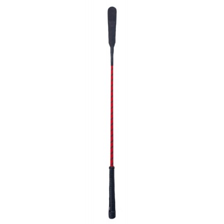 Slap Crop Sculacciatore Nero e Rosso 66 cm