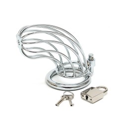 Male Chastity Device with Padlock