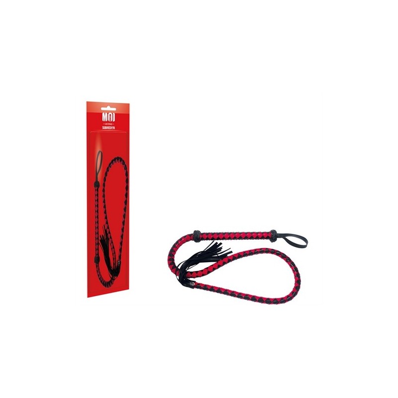 Frusta in ecopelle bicolore Light Saber Whip 110 cm