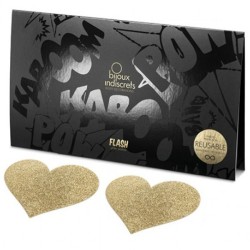 Copricapezzoli Flash Heart Gold