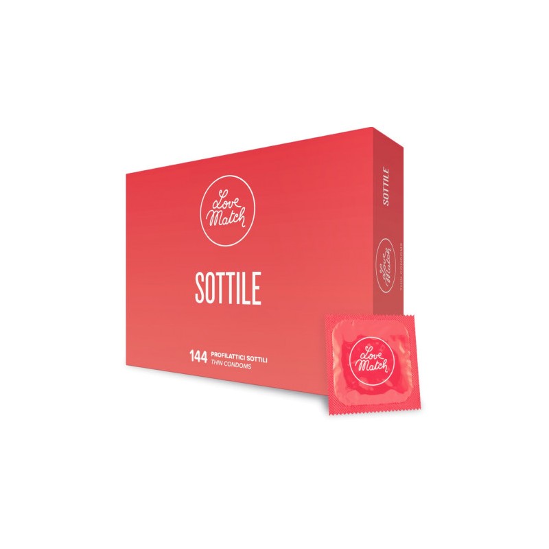 Preservativi Love Match Sottile 144 pezzi