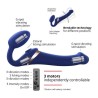 Strap-on Multi Orgasm Remote Control Blu L