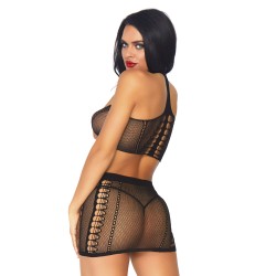 Bandeau Top and Mini Skirt