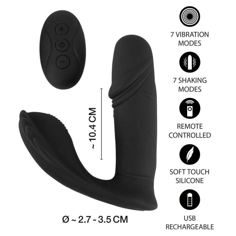 Remote Controlled Panty Vibrator Shaking Shaft