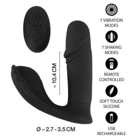 Remote Controlled Panty Vibrator Shaking Shaft