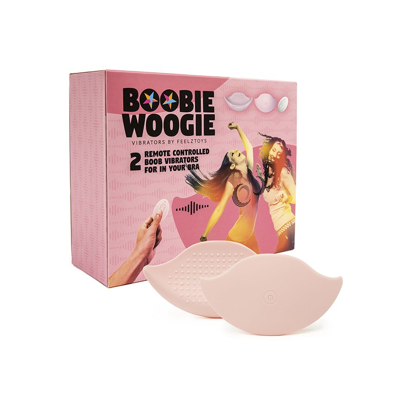Boobie Woogie Remote Controlled Boob Vibrators