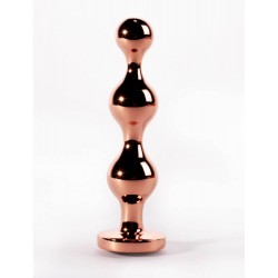 X-Men Secret Shine Booty Call Metal Butt Plug with Gem Gold M