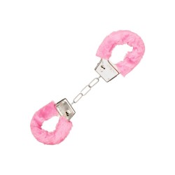 Playful Furry Cuffs Pink