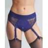 Mutandina Strap On in Pizzo Diva Harness Blu