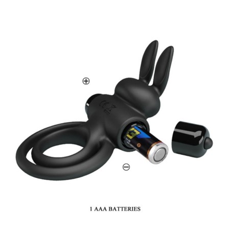 Pretty Love Vibrant Penis Ring III - Black