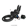 Pretty Love Vibrant Penis Ring III - Black