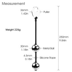 Heavy Metal Duo Balls with Silicone Strap 225 gr