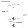Heavy Metal Duo Balls with Silicone Strap 225 gr