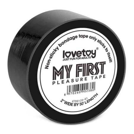 Non-Sticky Bondage Tape Black 15 m