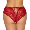 Culotte Aperta in Pizzo Bordeaux